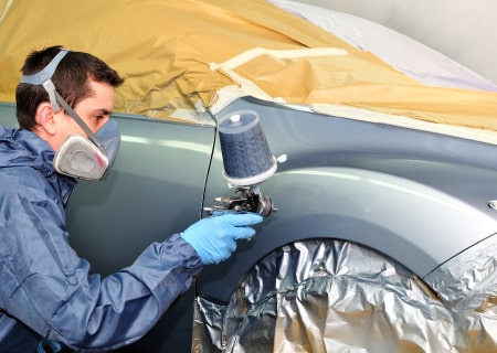 Mise en peinture auto à Tourcoing